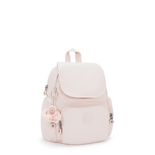 Mochila City Zip Mini Pink Shine Kipling para Mujer