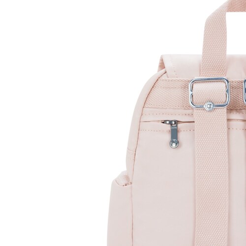 Mochila City Zip Mini Pink Shine Kipling para Mujer