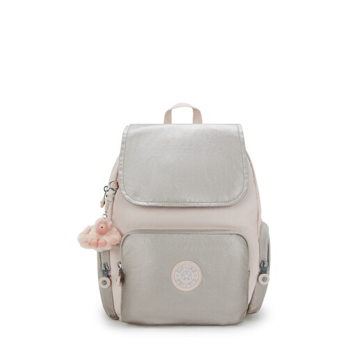 Mochila City Zip S Pink Shine Bl Kipling para Mujer