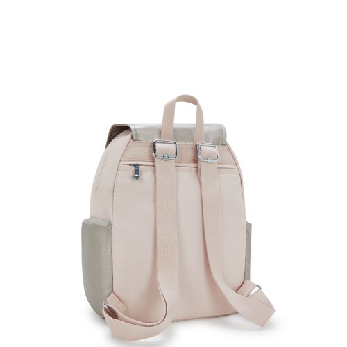 Mochila City Zip S Pink Shine Bl Kipling para Mujer