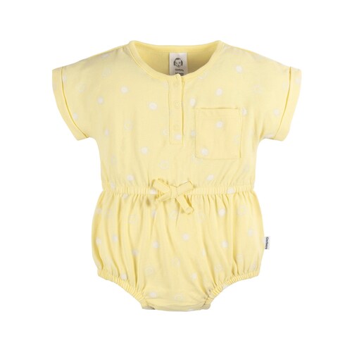 Romper Light Blue Yellow Gerber para Bebé Niña