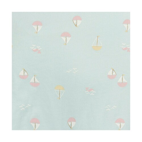 Romper Light Blue Yellow Gerber para Bebé Niña