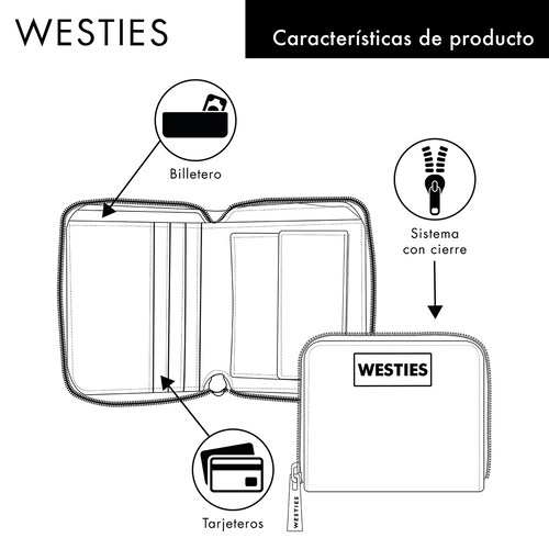 Cartera Small Wallet Westies para Mujer