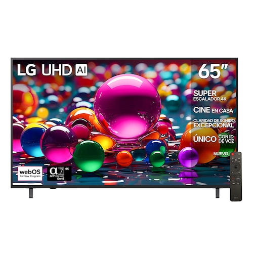 Pantalla LG 65 Pulgadas 4K Uhd Ai Ua8050