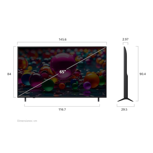 Pantalla LG 65 Pulgadas 4K Uhd Ai Ua8050