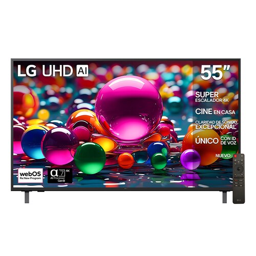 Pantalla LG 55 Pulgadas 4K Uhd Ai Ua8050