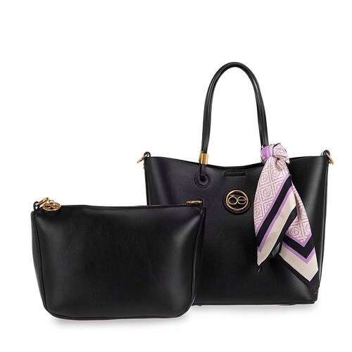 Bolso Tote Cloe Negro para Mujer