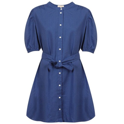 Vestido Lino Cuello Mao Life Styler para Mujer Curvy