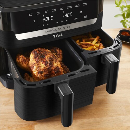 Freidora Easy Fry Grill Dual T Fal