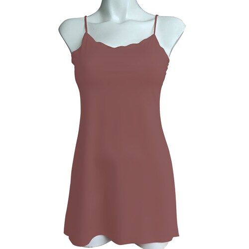 Fondo Vestido Tela Ligera Dolce Moda para Mujer