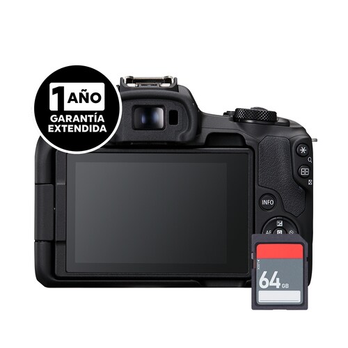 Cámara Canon Eos R50 Lente 18-45 Tarjeta Sd 64 Gb