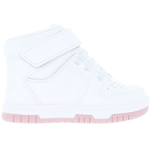 Tenis Bota con Velcro 13-18 Blanco Molekinha para Niña