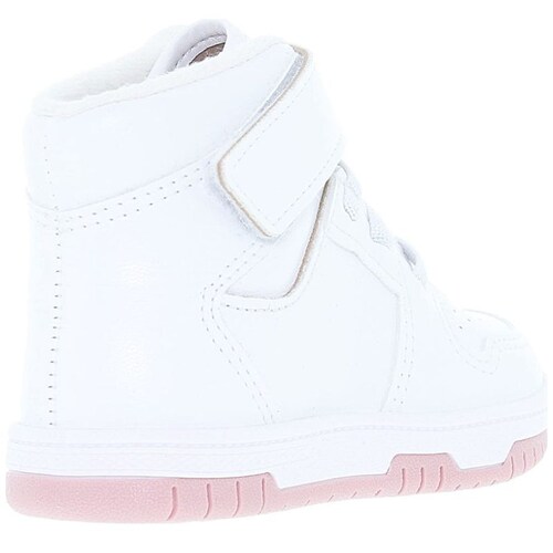 Tenis Bota con Velcro 13-18 Blanco Molekinha para Niña