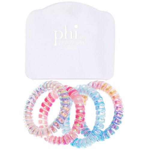 4 Ligas de Resorte Tornasol para Mujer Phi By Philosophy Jr