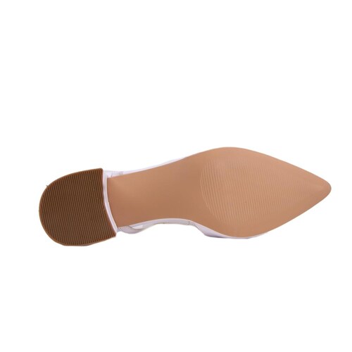 Zapatilla Tacón Cuadrado Elle con Hebilla para Mujer