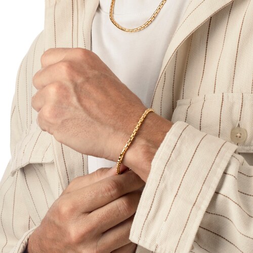 Brazaletes Acero Inoxidable Lotus Style para Hombre