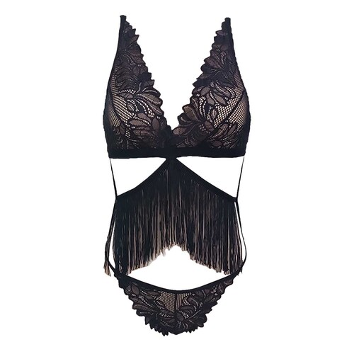 Body Liguero y Tanga Zelina para Mujer