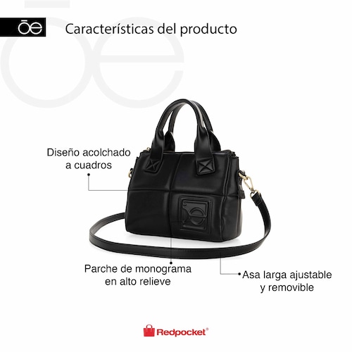 Bolso Crossbody Cloe Negro para Mujer