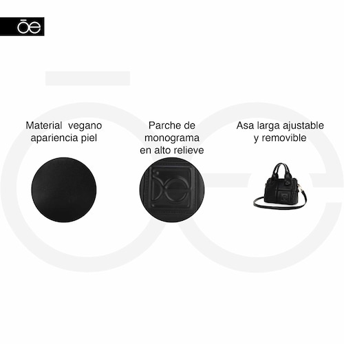 Bolso Crossbody Cloe Negro para Mujer