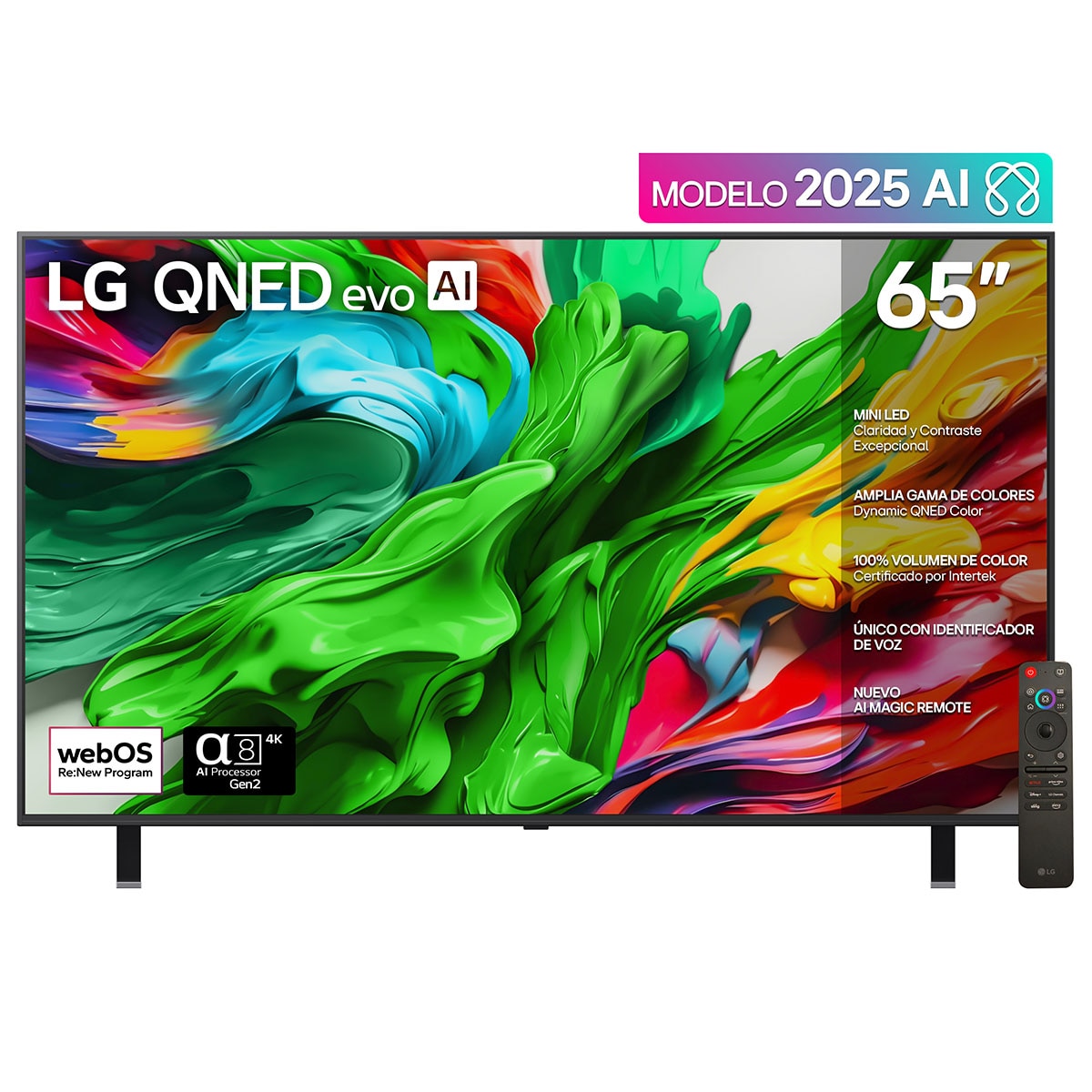 Pantalla LG 65 Pulgadas 4K Qned Ai Qned85