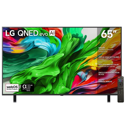 Pantalla LG 65 Pulgadas 4K Qned Ai Qned85