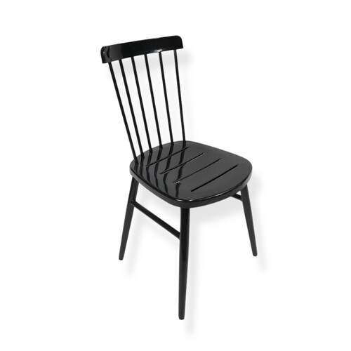 Home Nature Juego de Jardín 5 Piezas Windsor Color Negro
