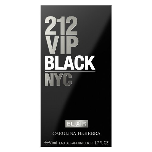 Eau de Parfum Carolina Herrera 212 Vip Black Elixir 50Ml para Hombre