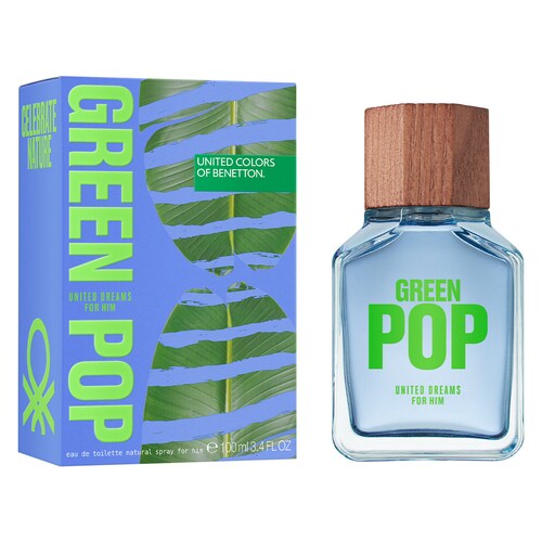 Eau de Toilette Benetton United Dreams Green Pop 100 Ml para Hombre