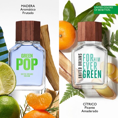 Eau de Toilette Benetton United Dreams Green Pop 100 Ml para Hombre