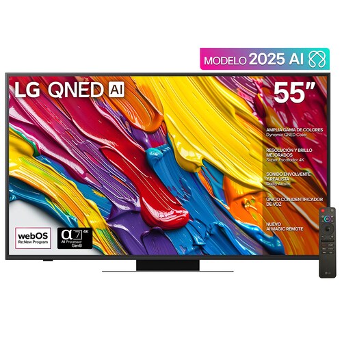 Pantalla LG 55 Pulgadas 4K Qned Ai Qned83