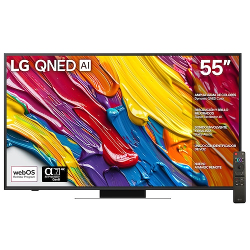 Pantalla LG 55 Pulgadas 4K Qned Ai Qned83