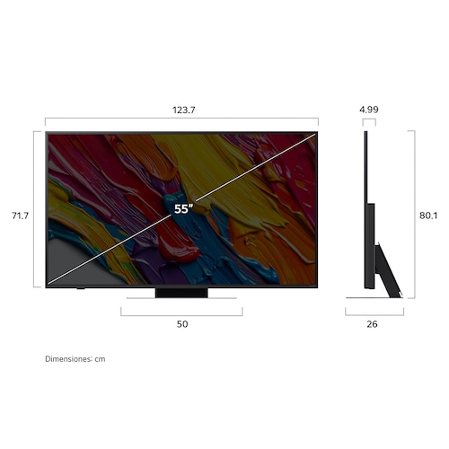 Pantalla LG 55 Pulgadas 4K Qned Ai Qned83