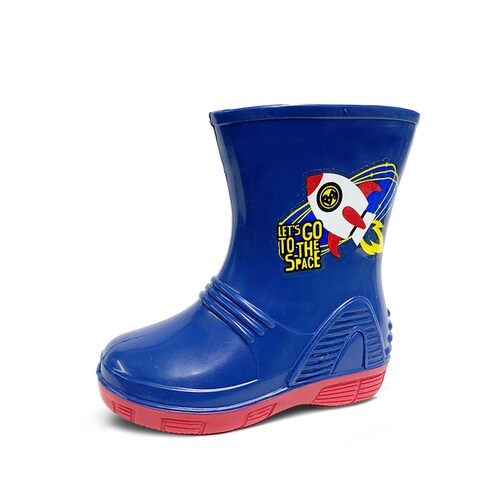 Bota de Lluvia 13-19 Azul Bubble Gummers para Niño