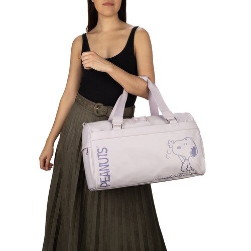 Duffle Bag Proyecto Peanuts Lila Cloe