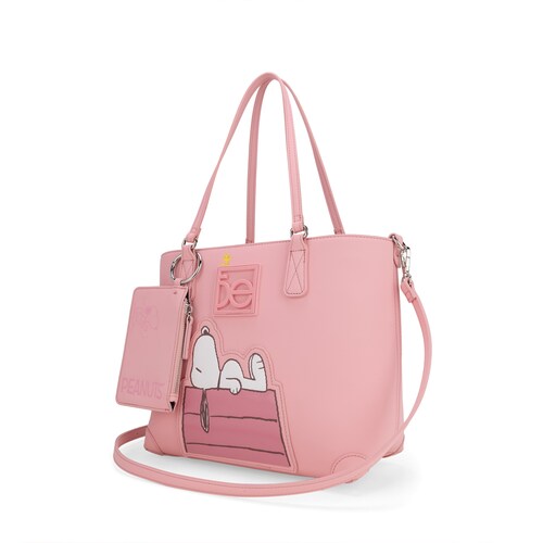Bolso Tote Cloe Peanuts Rosa para Mujer