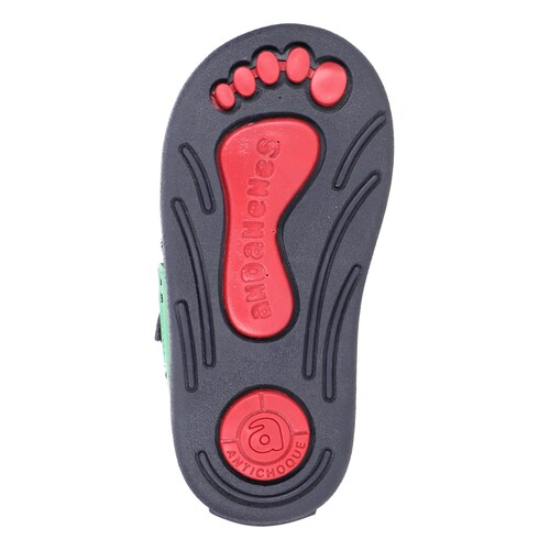 Zapato con Diseño Andanenes Ajuste Velcro para Bebé Niño