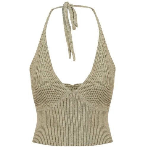 Top Halter Tejido Fukka para Mujer Junior