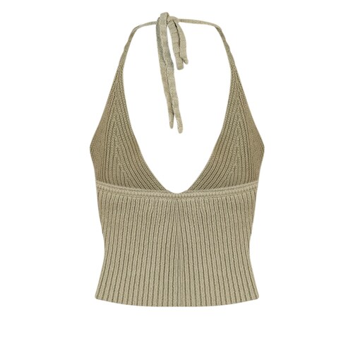 Top Halter Tejido Fukka para Mujer Junior