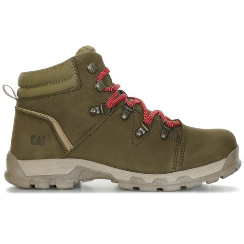 Bota Industrial Cat en Piel para Mujer