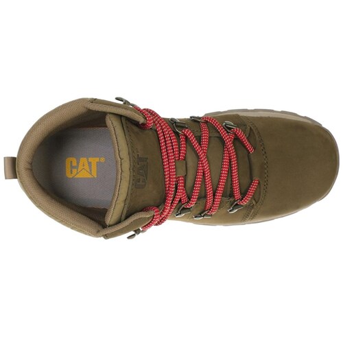 Bota Industrial Cat en Piel para Mujer