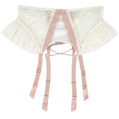Panty Liguero Encaje y Mesh Couture para Mujer