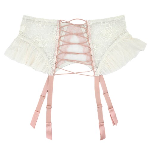 Panty Liguero Encaje y Mesh Couture para Mujer