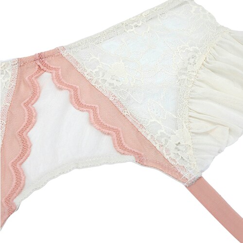 Panty Liguero Encaje y Mesh Couture para Mujer