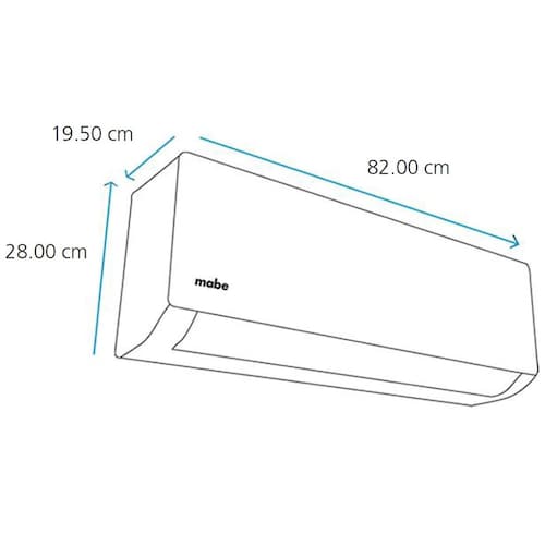 Minisplit Mabe 12000 Btu Fc 220V Blanco Mmt12Hdbwcam3