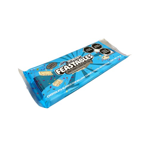 Edición Especial / Tablilla de Chocolate Blanco Sabor Pastel Vainilla Mr Beast 60 Gr