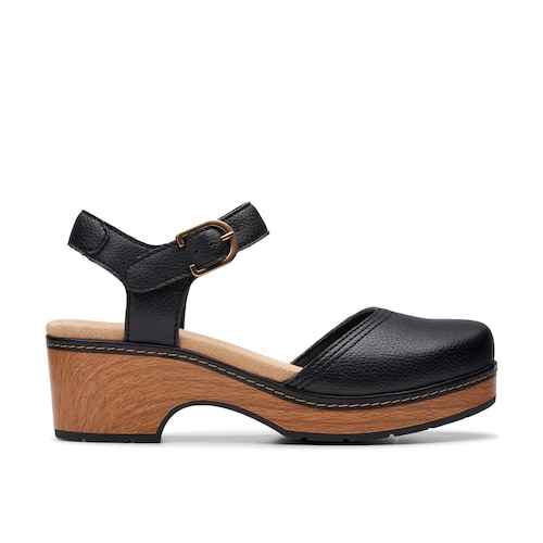 Zapato Zueco Clarks con Pulsera Ajustable para Mujer