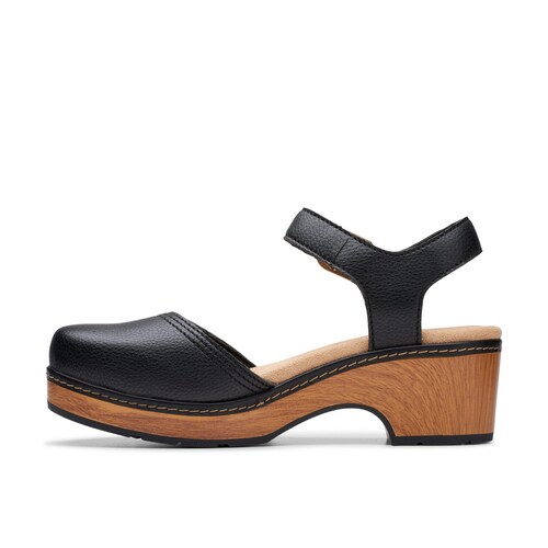 Zapato Zueco Clarks con Pulsera Ajustable para Mujer