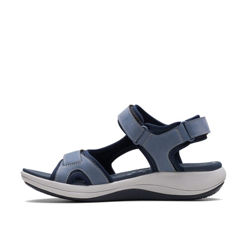 Sandalia Confort Clarks con Velcro Ajustable para Mujer