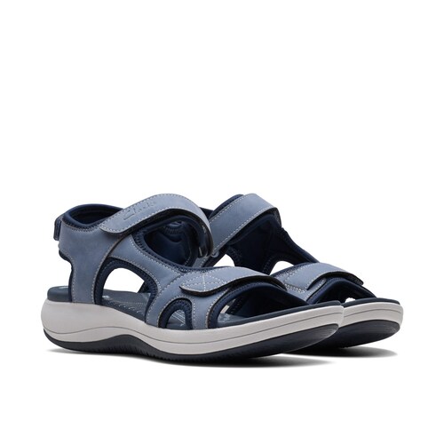 Sandalia Confort Clarks con Velcro Ajustable para Mujer