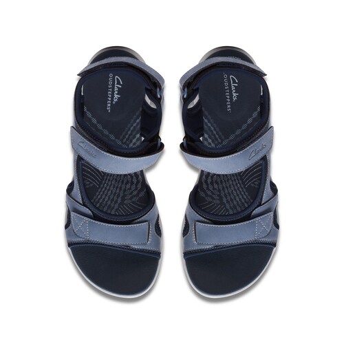 Sandalia Confort Clarks con Velcro Ajustable para Mujer